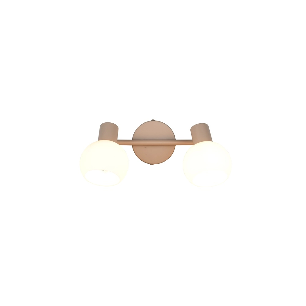 Plafondlamp Boba 2-lichts beige Trio 4017807654615