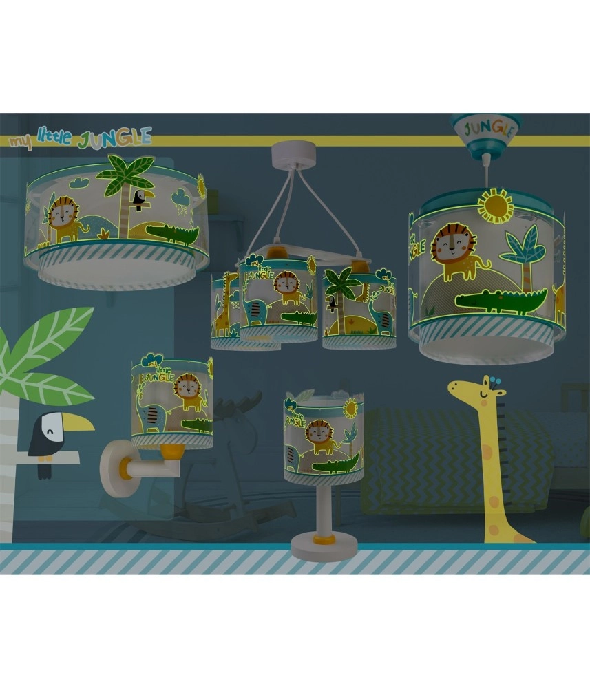 Kinderkamer wandlampje Little Jungle Dalber 8420406761190