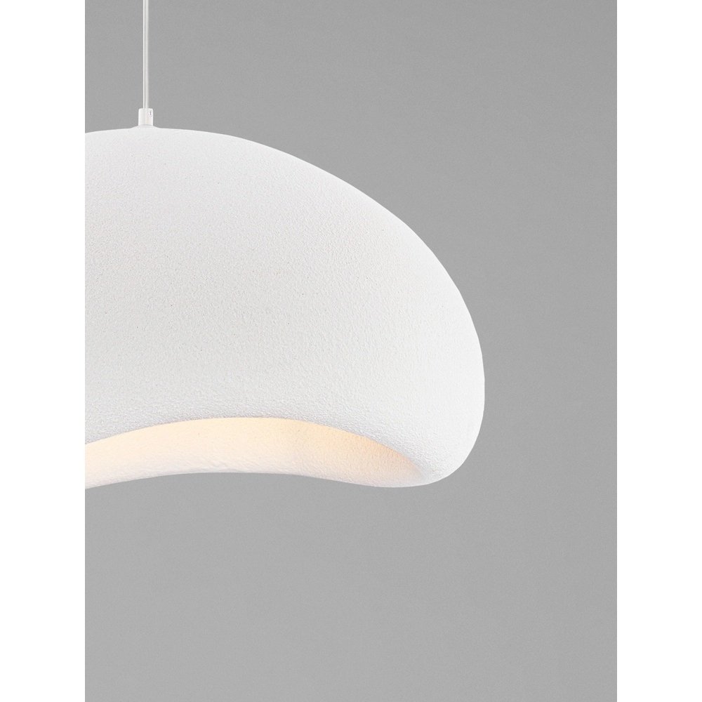 Natuurlijke hanglamp Aere wit 60cm Lyora 5212017460790