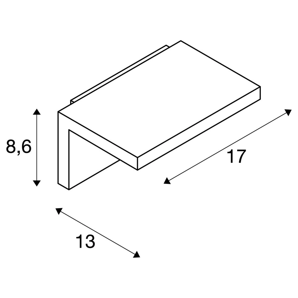 Led buitenlamp Angolux Wall voor buiten SLV 4024163143561