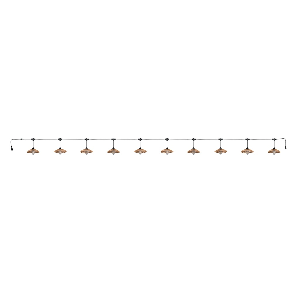 Lichtslinger Chain zwart met bruin 600cm Trio 4017807697612