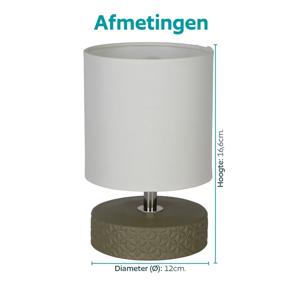 Tafellamp Romanoro roze met groen Eglo 9008606399796