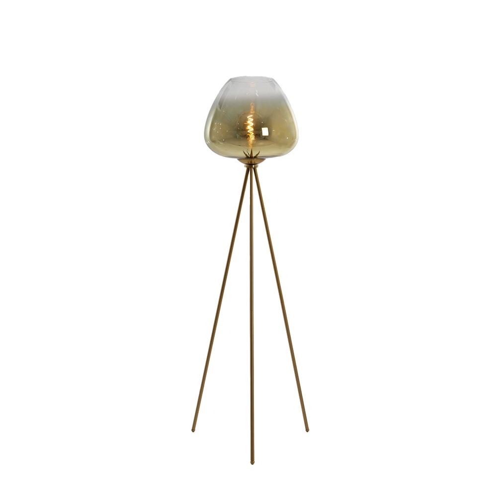Tripod vloerlamp Mayson goud Light & Living 8717807674519