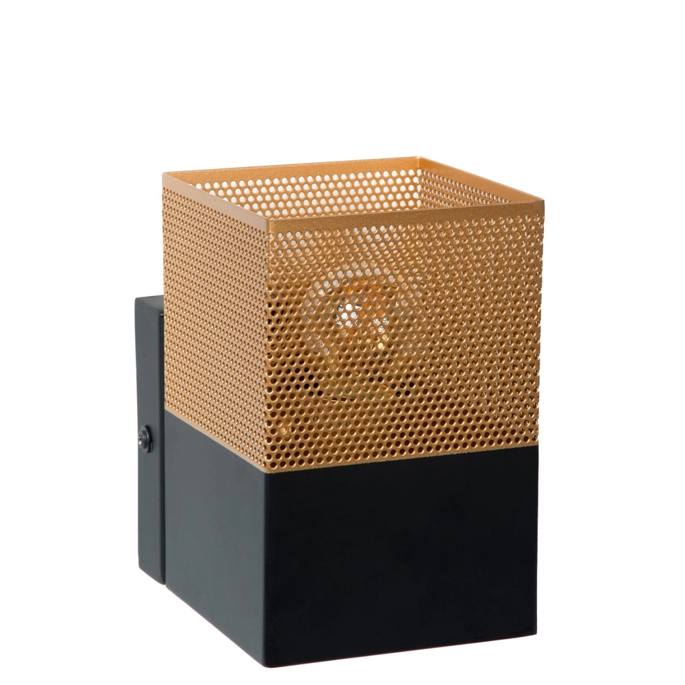 Design wandlamp Renate zwart met goud