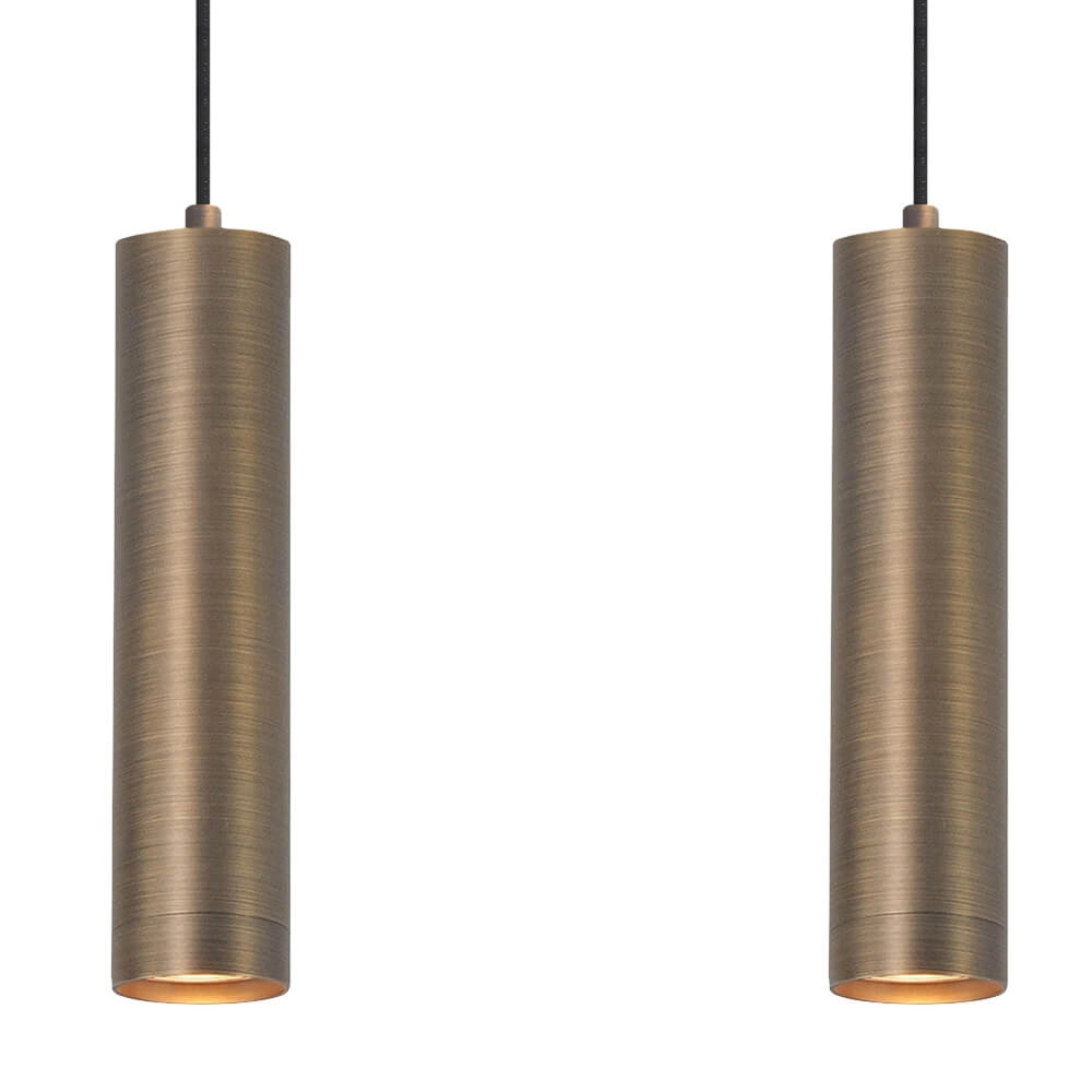 Eetkamer hanglamp Perugia brons - 5x GU10 Highlight 8718379046858