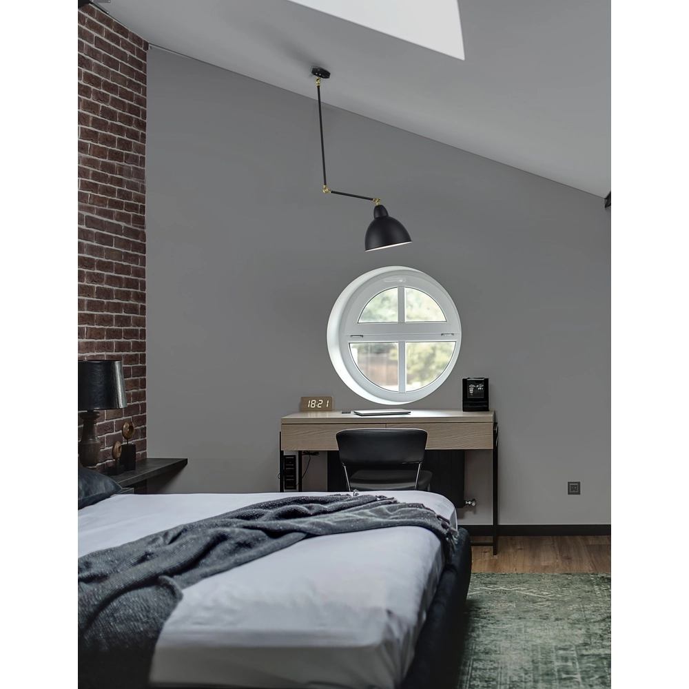Plafondlamp Virgo zwart Lyora 5212017420732