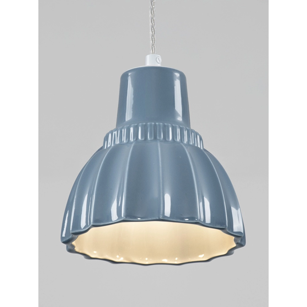Hanglamp Picco wit met blauw Lyora 5212017495372
