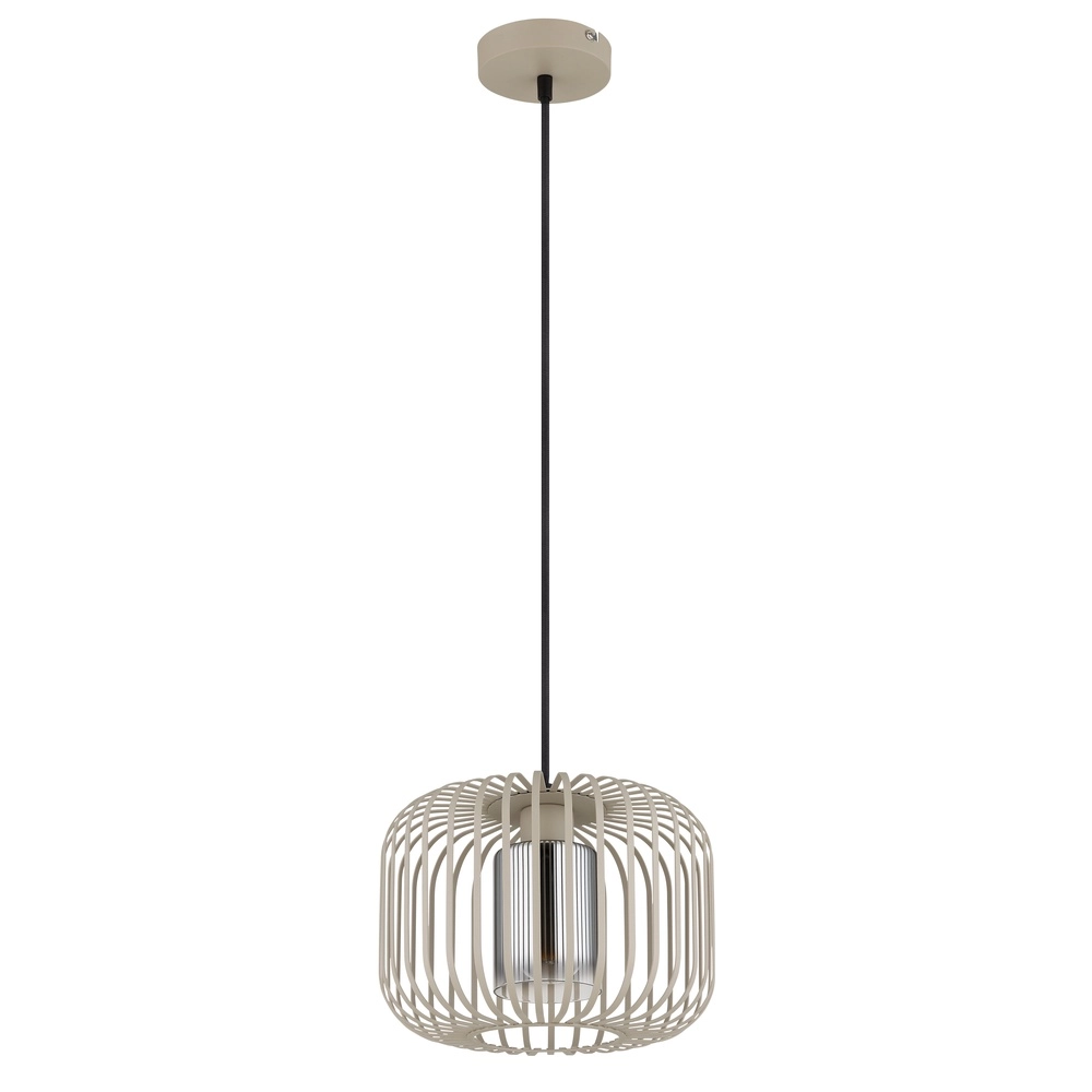 1-lichts hanglamp Alfred zand bruin Ø 28cm Globo 9007371528615