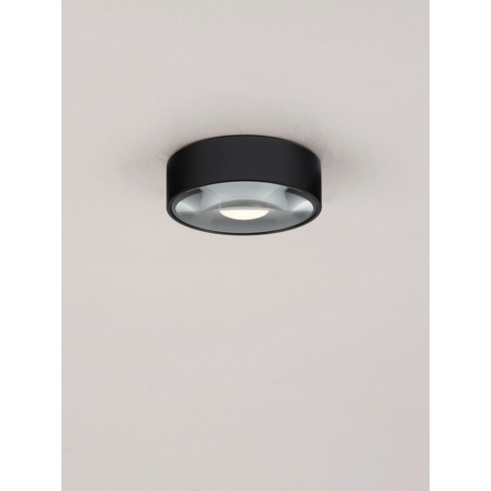 Strakke plafondlamp Grix zwart Lyora 5212017496362