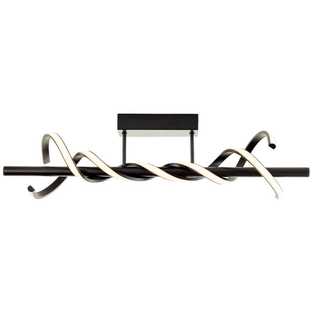 Zwarte design plafondlamp Amalie S
