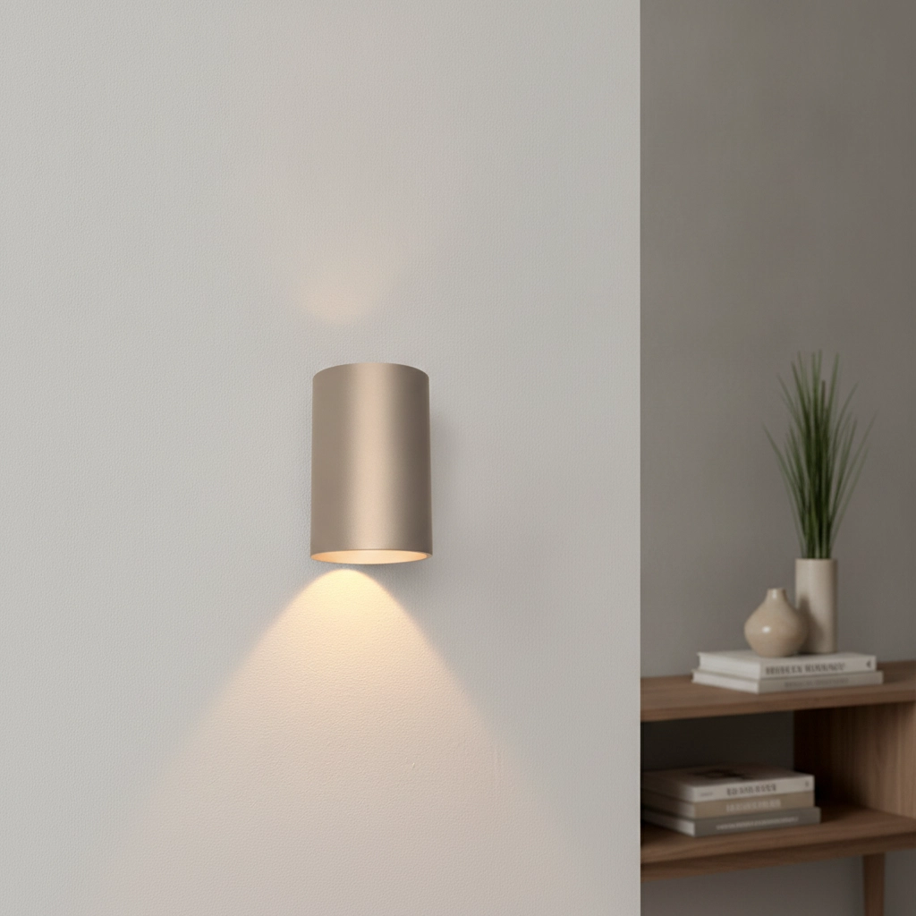 Design wandlamp Brody1 champagne
