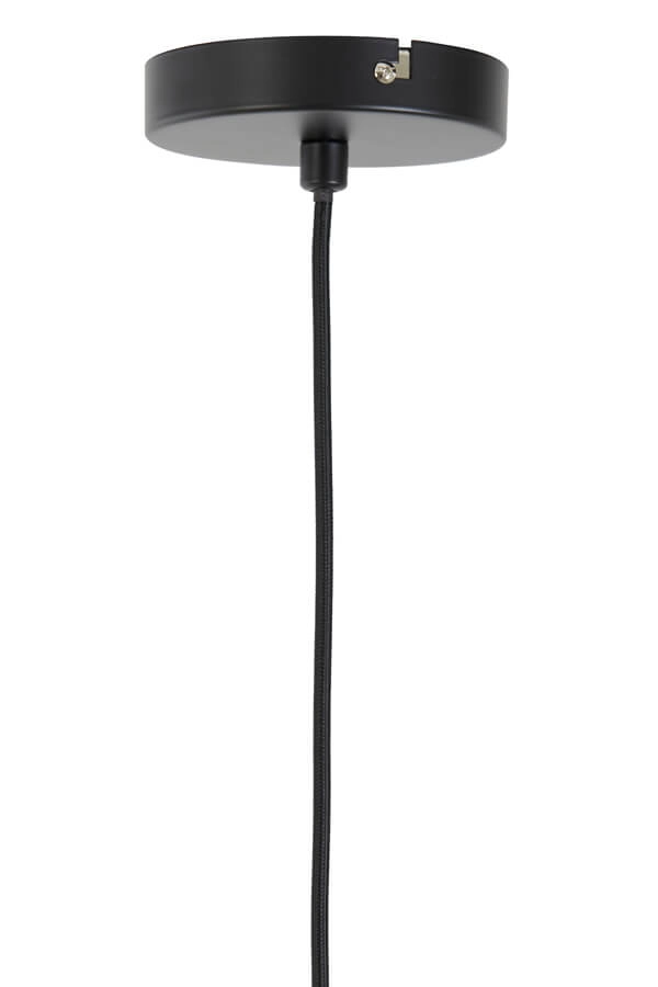 Bohemian hanglamp Plumeria zwart Ø 50cm Light & Living 8717807651404