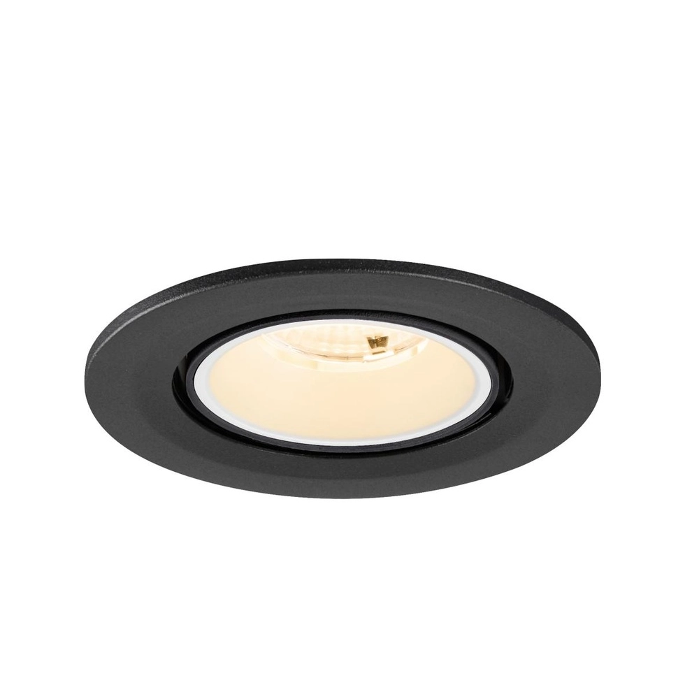 Inbouwspot Numinos Gimble S zwart/wit 2700K - 55gr SLV 4024163313681