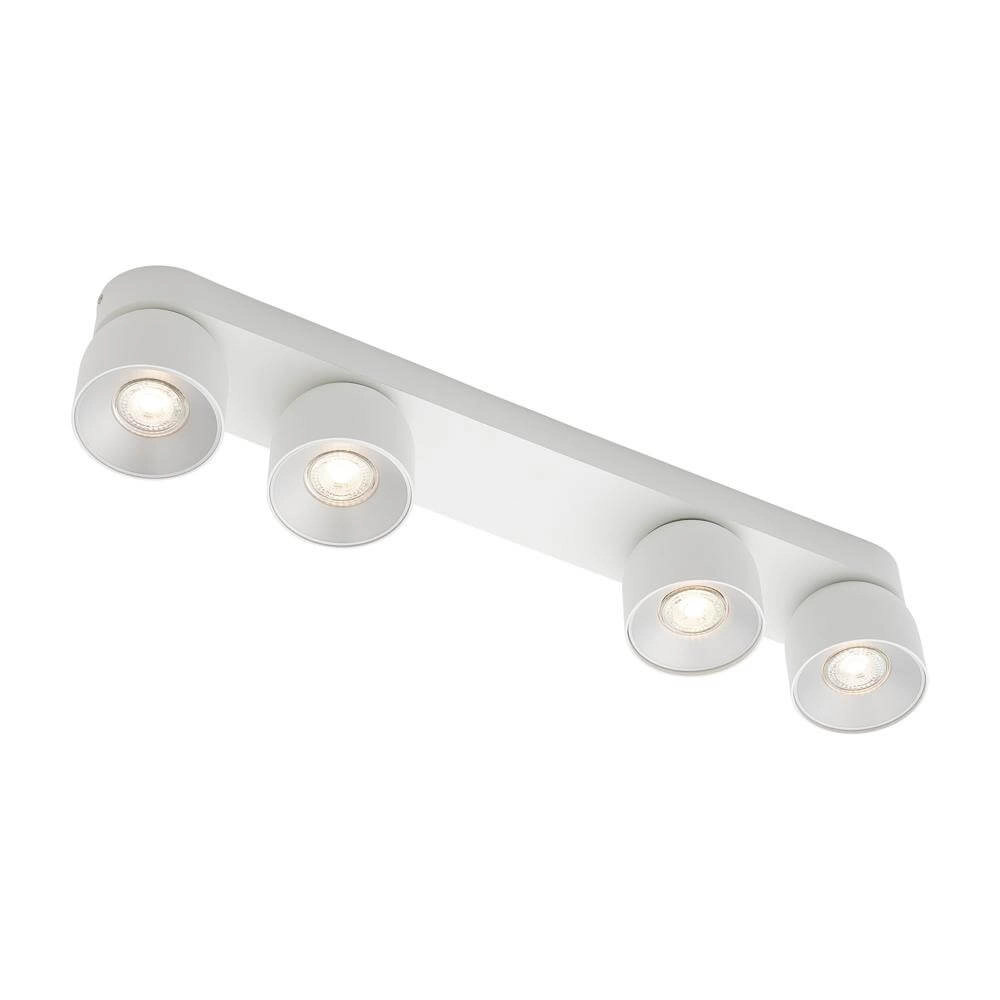 Witte spot Pitcher 4-lichts richtbaar