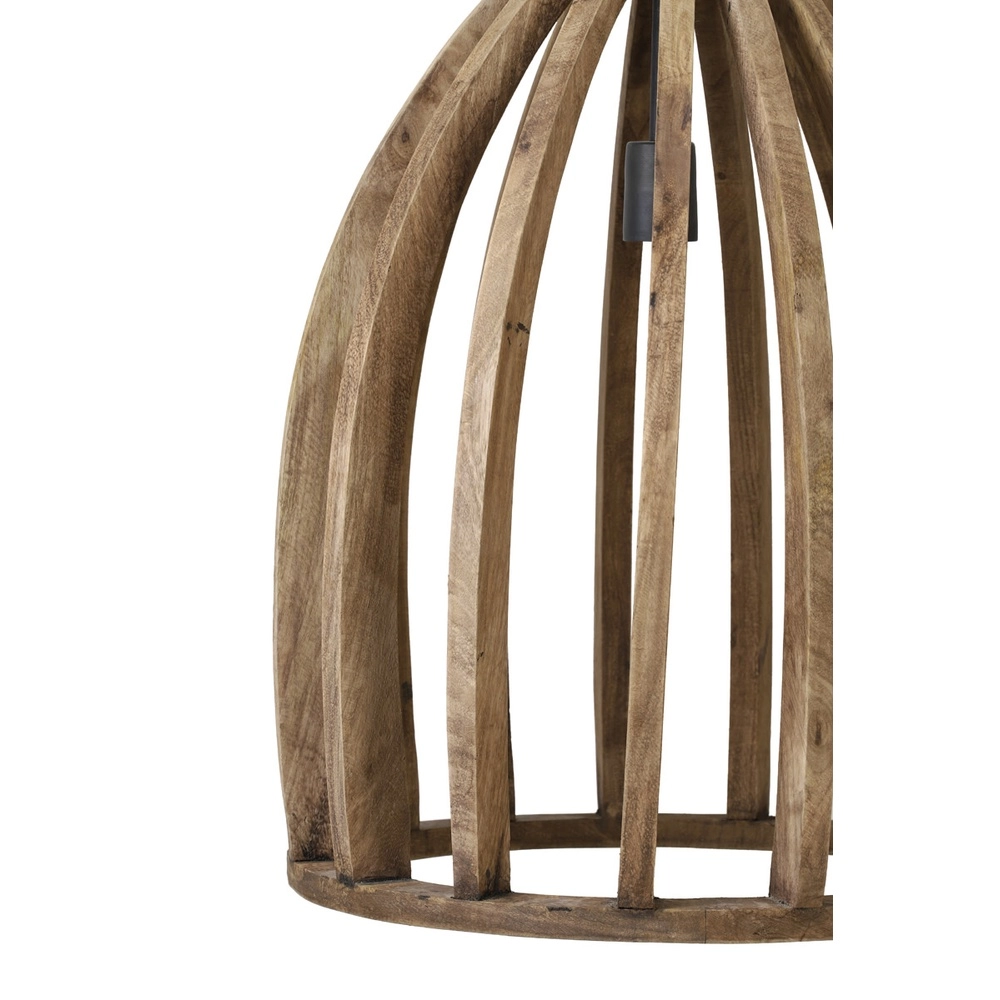 Houten hanglamp Haranka Ø 47cm Light & Living 8717807293321